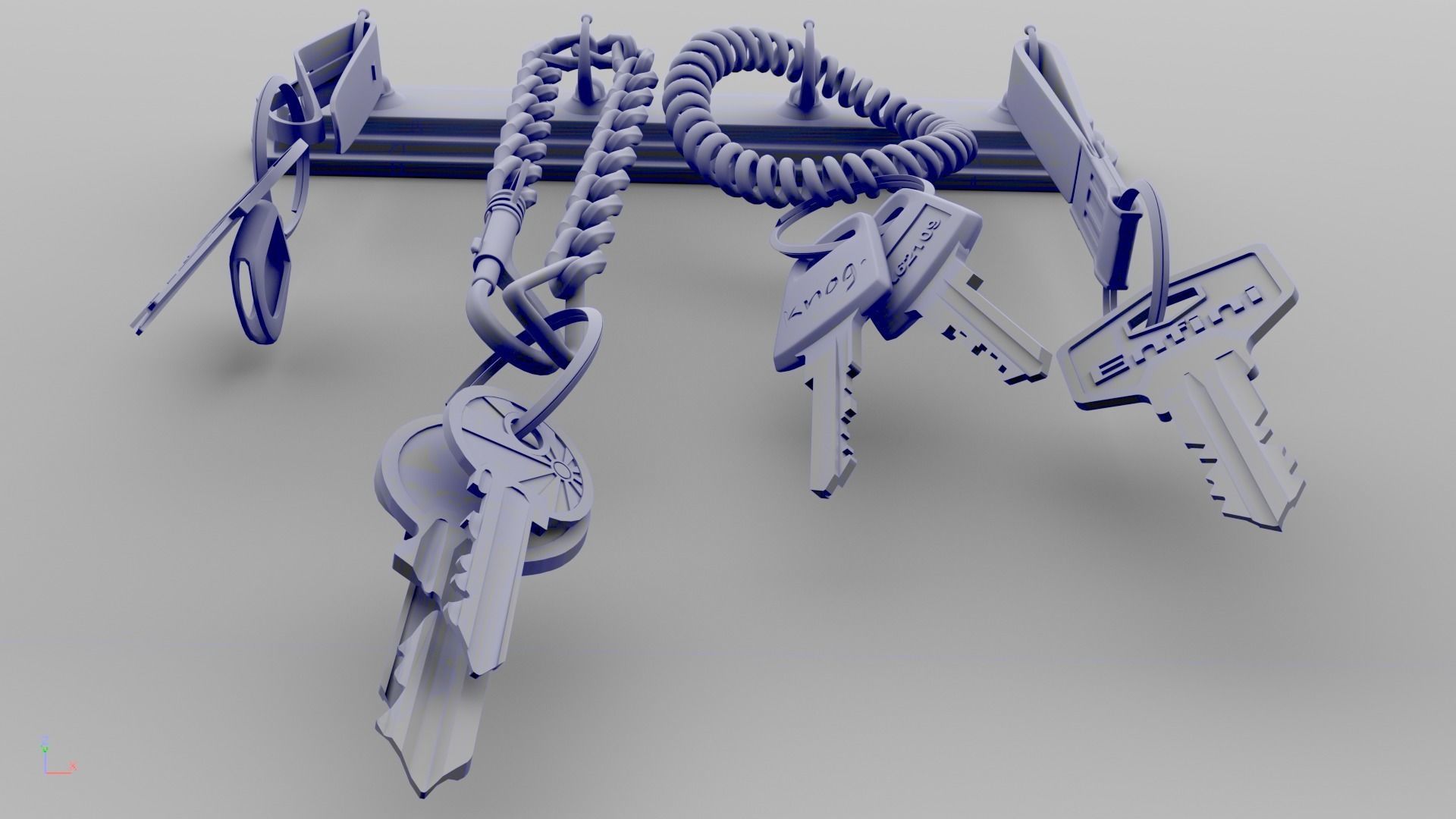 Free KeyChain Free 3D model_6