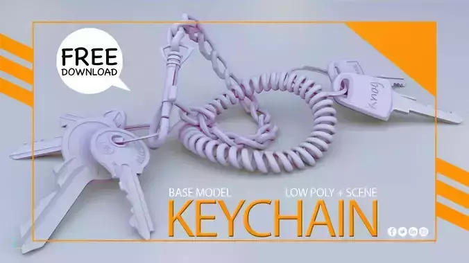 Free KeyChain Free 3D model