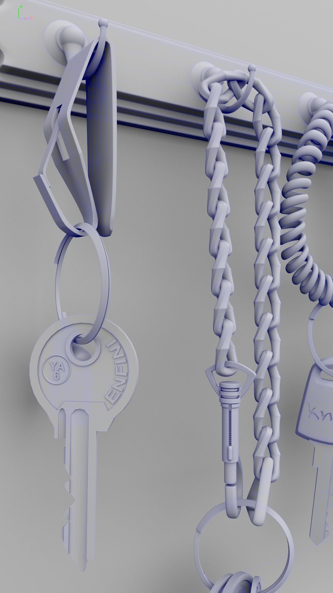 Free KeyChain Free 3D model_7