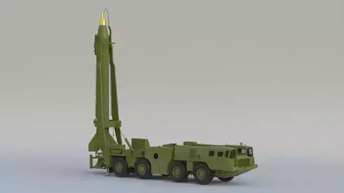 Scud Missile 3D model