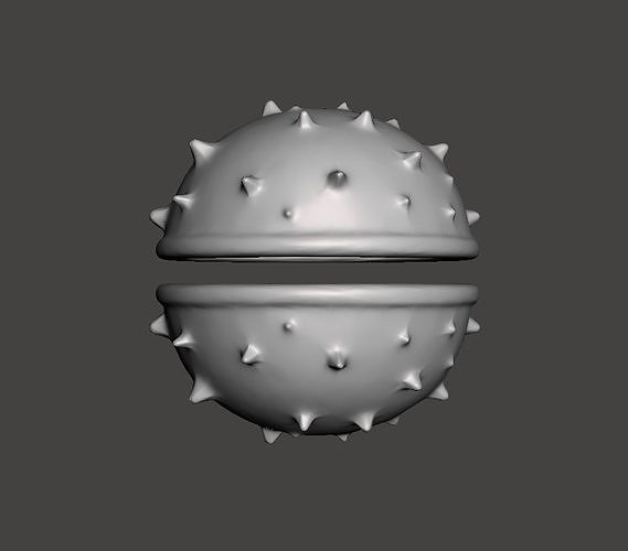 Dragon Ball Cell egg 3D Model 3D print model
