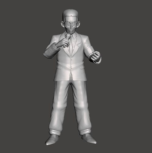Cell Games Announcer 3D Model 3D print model