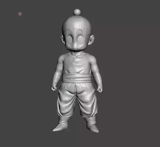 Chiaotzu Saiyan Saga 3D Model