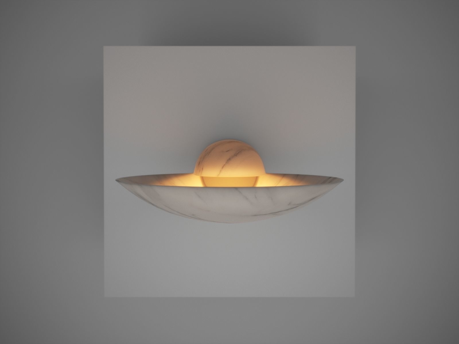 Sculpted Duoro Marble Lamp by Henry Wilson 3D model_15