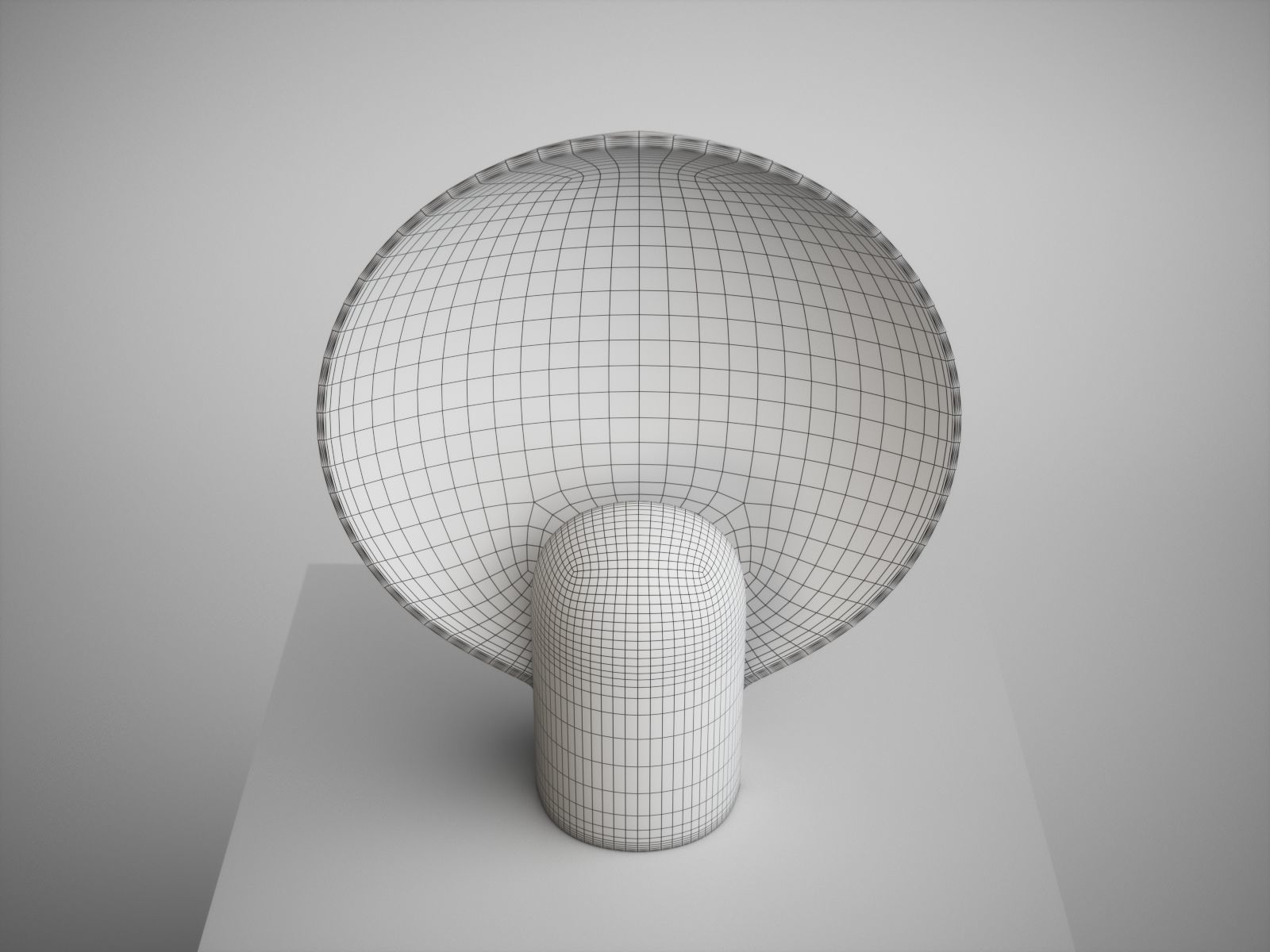 Sculpted Duoro Marble Lamp by Henry Wilson 3D model_30