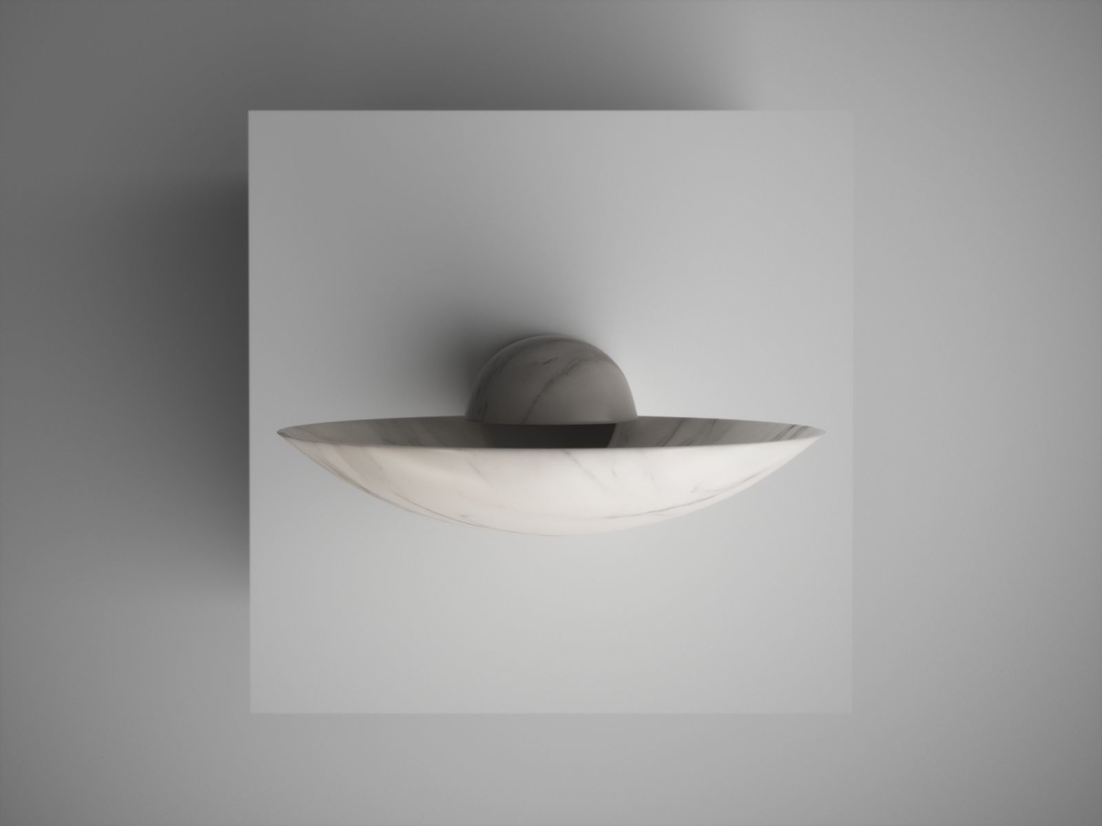 Sculpted Duoro Marble Lamp by Henry Wilson 3D model_11