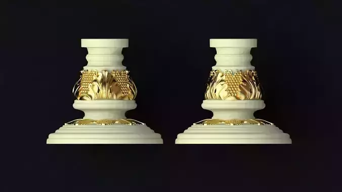 leg High quality 3d models for processing on a cnc machine