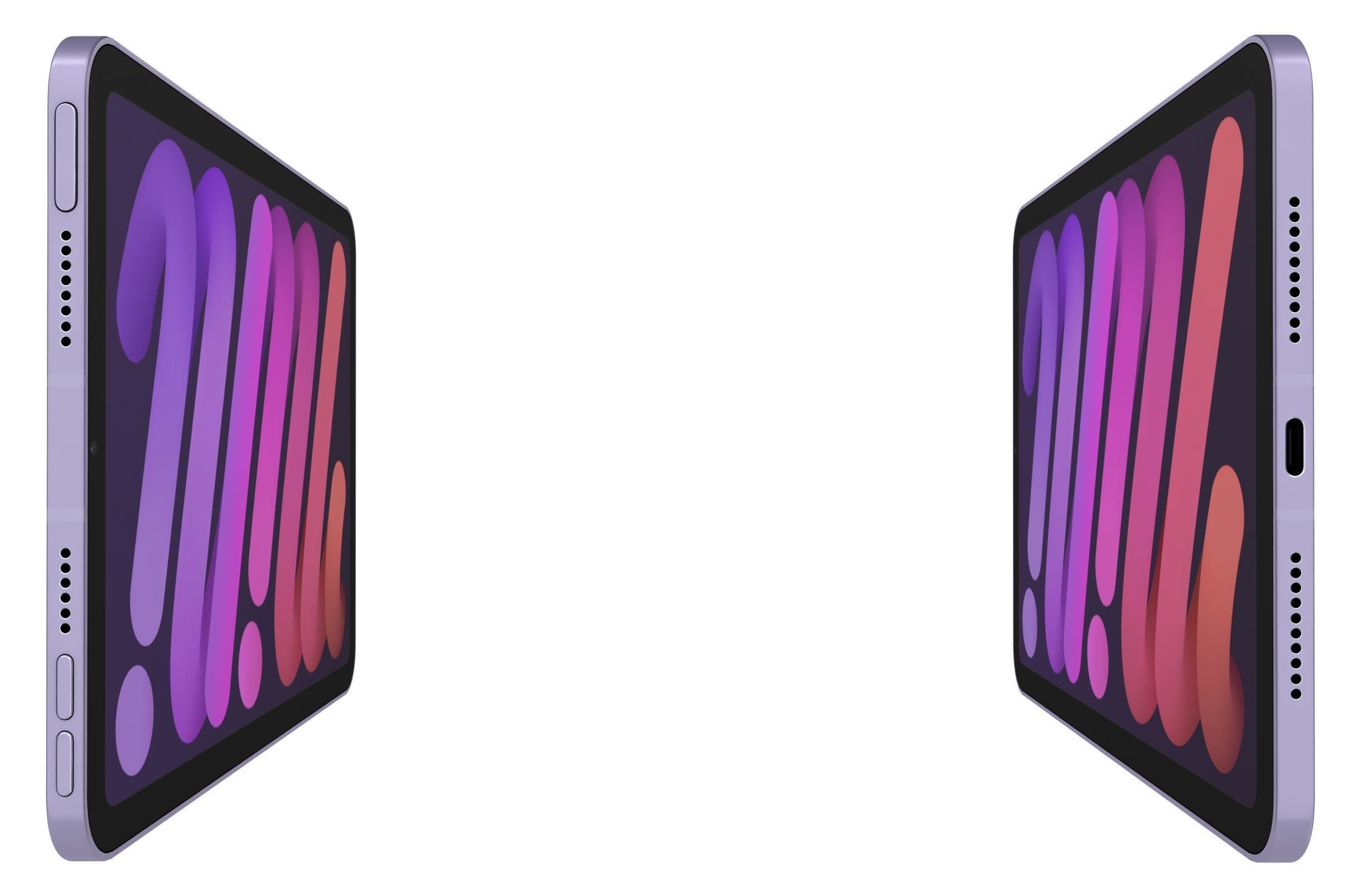 Apple iPad 10 2 2021 9th Gen Purple 3D model_9