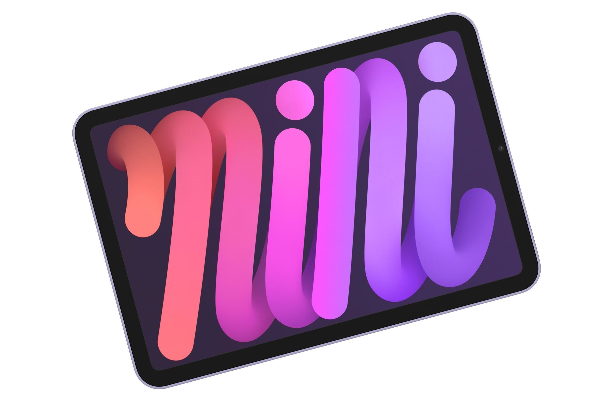 Apple iPad 10 2 2021 9th Gen Purple 3D model_10