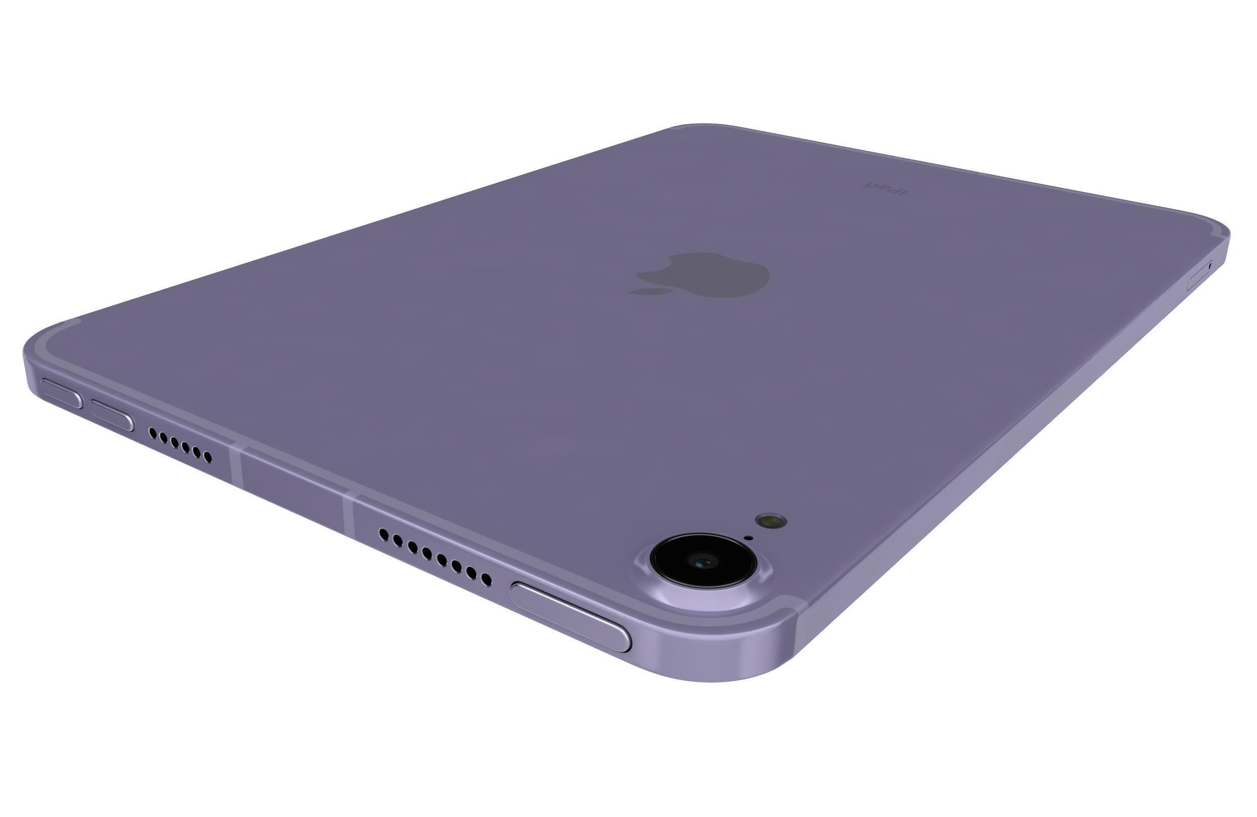 Apple iPad 10 2 2021 9th Gen Purple 3D model_15