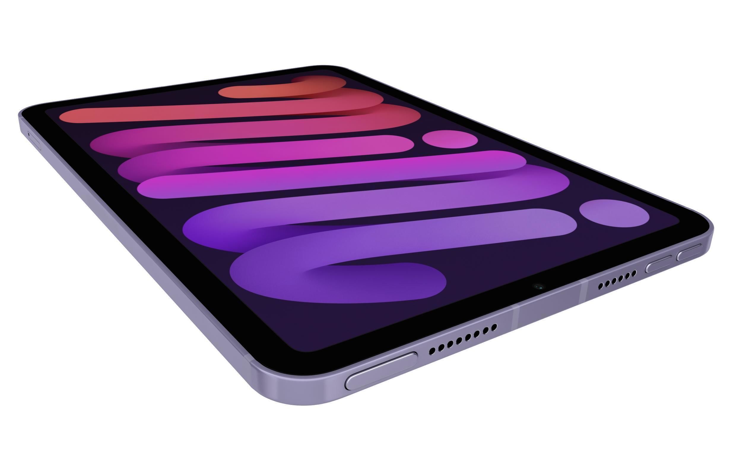 Apple iPad 10 2 2021 9th Gen Purple 3D model_13