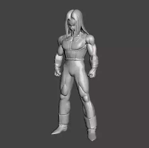 Future Trunks long hair Armor 3D Model