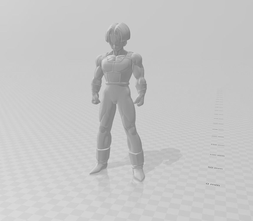 Future Trunks Normal Saiyan Armor 3D Model 3D print model_1