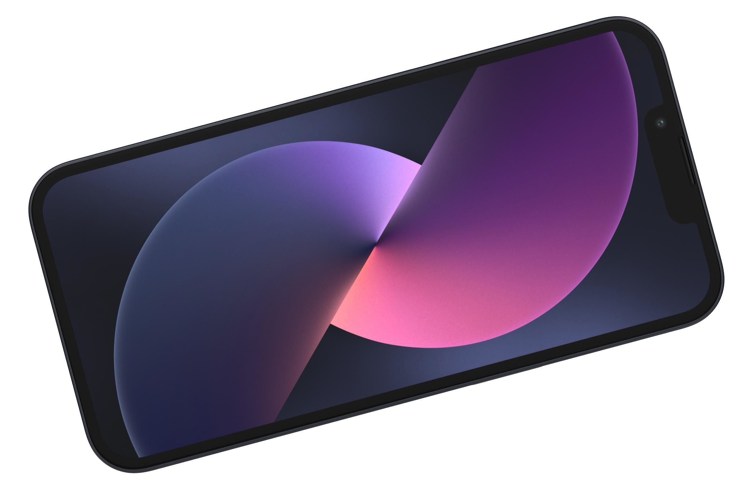 Apple iPhone 13 Mini Midnight 3D model_10