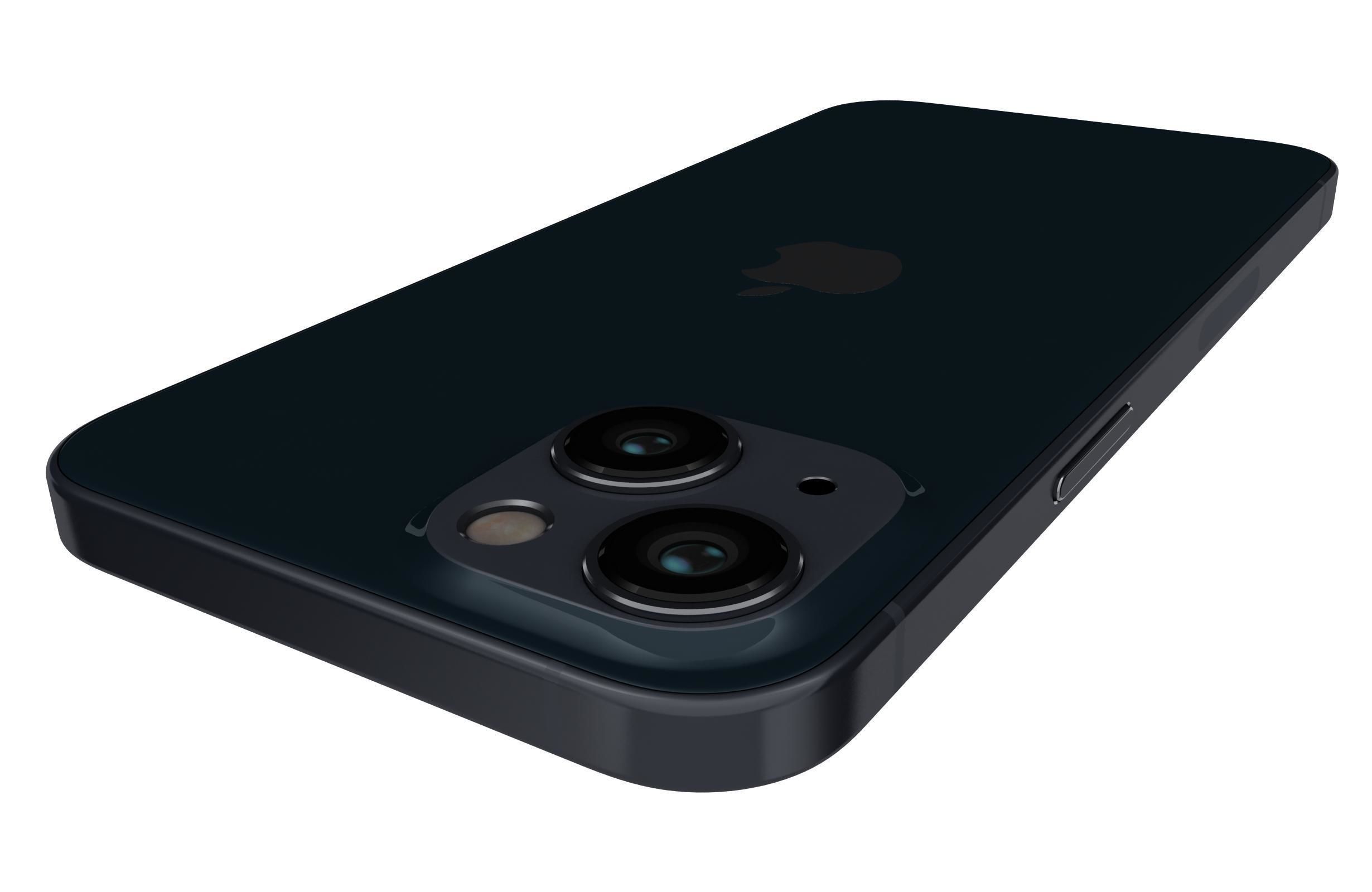 Apple iPhone 13 Mini Midnight 3D model_15