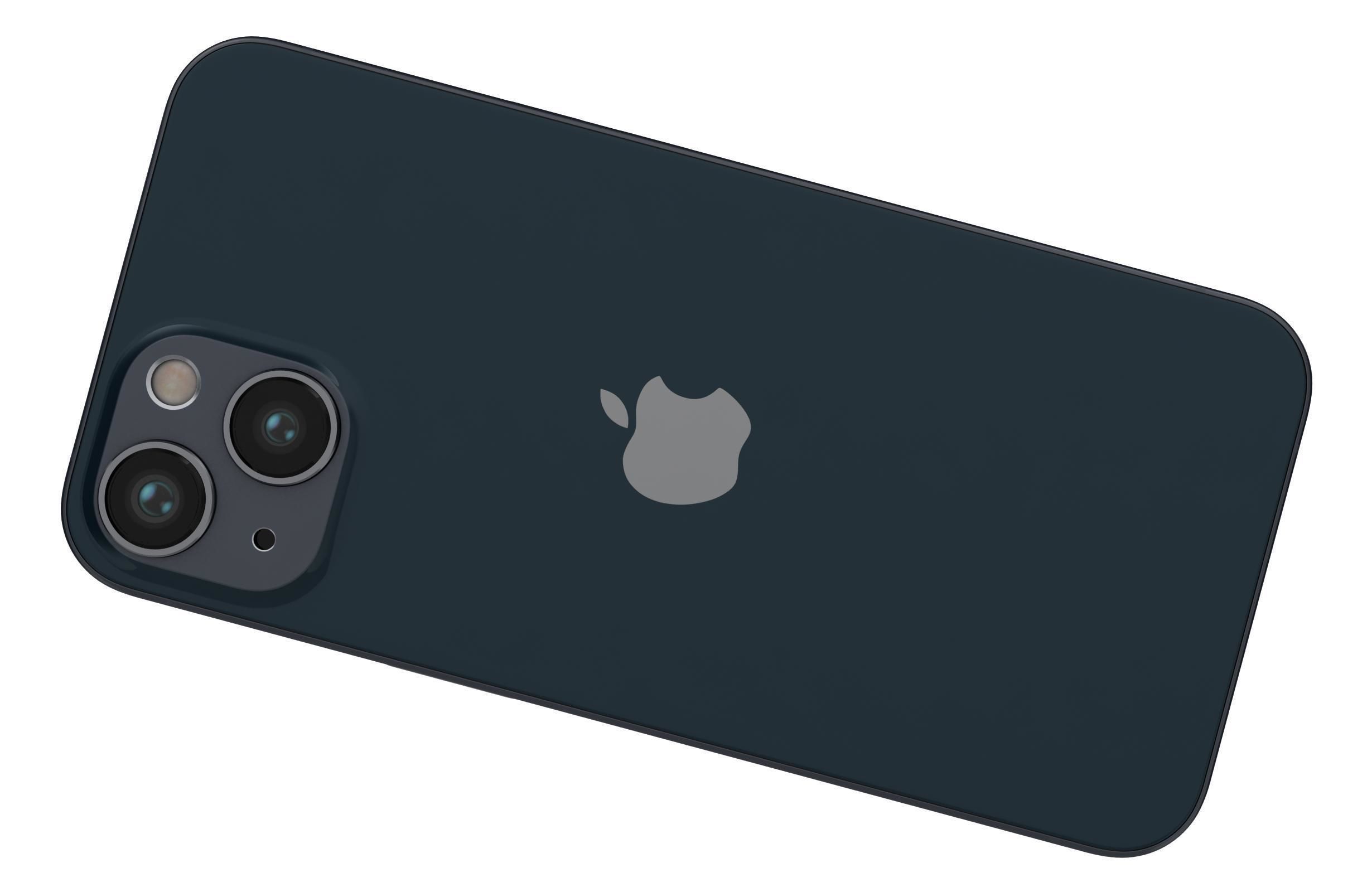 Apple iPhone 13 Mini Midnight 3D model_11