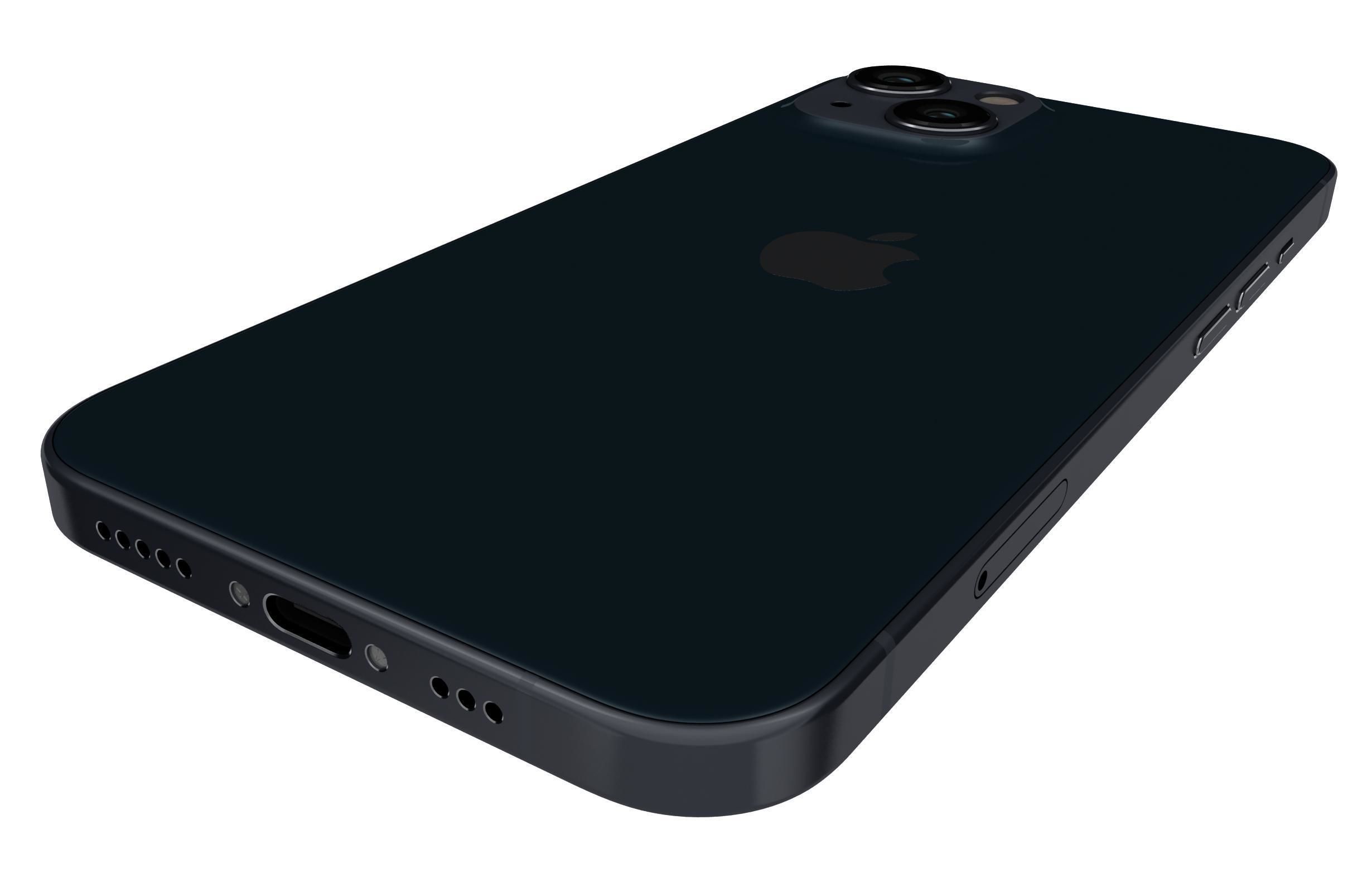 Apple iPhone 13 Mini Midnight 3D model_14