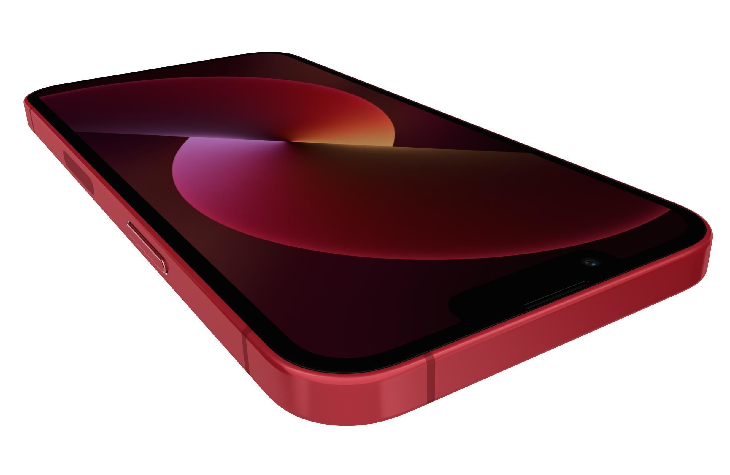 Apple iPhone 13 Mini Red 3D model_13