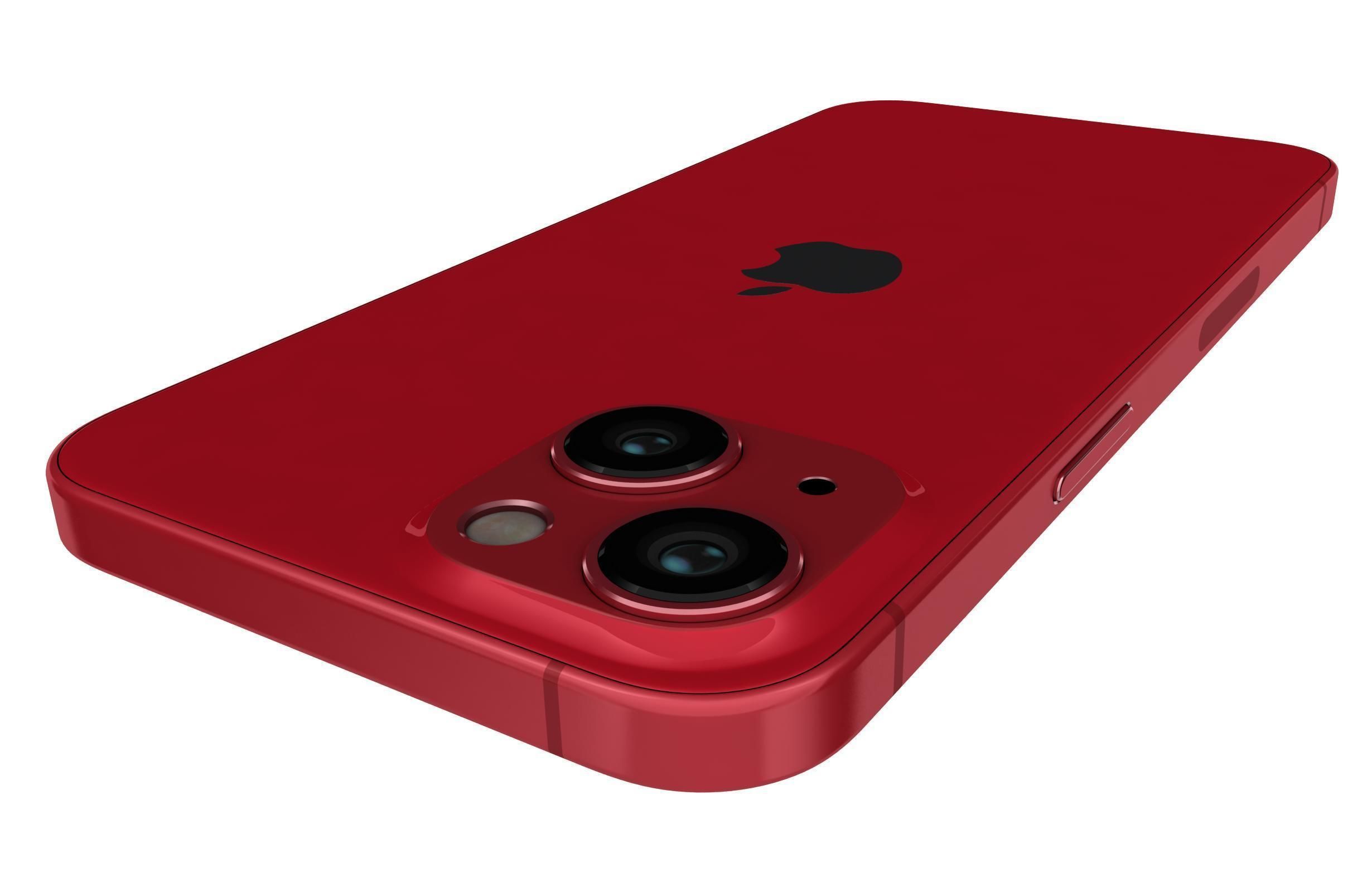 Apple iPhone 13 Mini Red 3D model_15