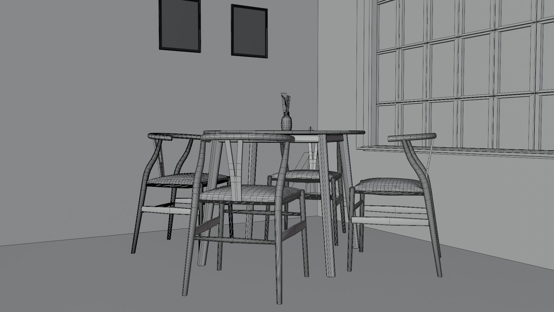 dining room 3D model_6