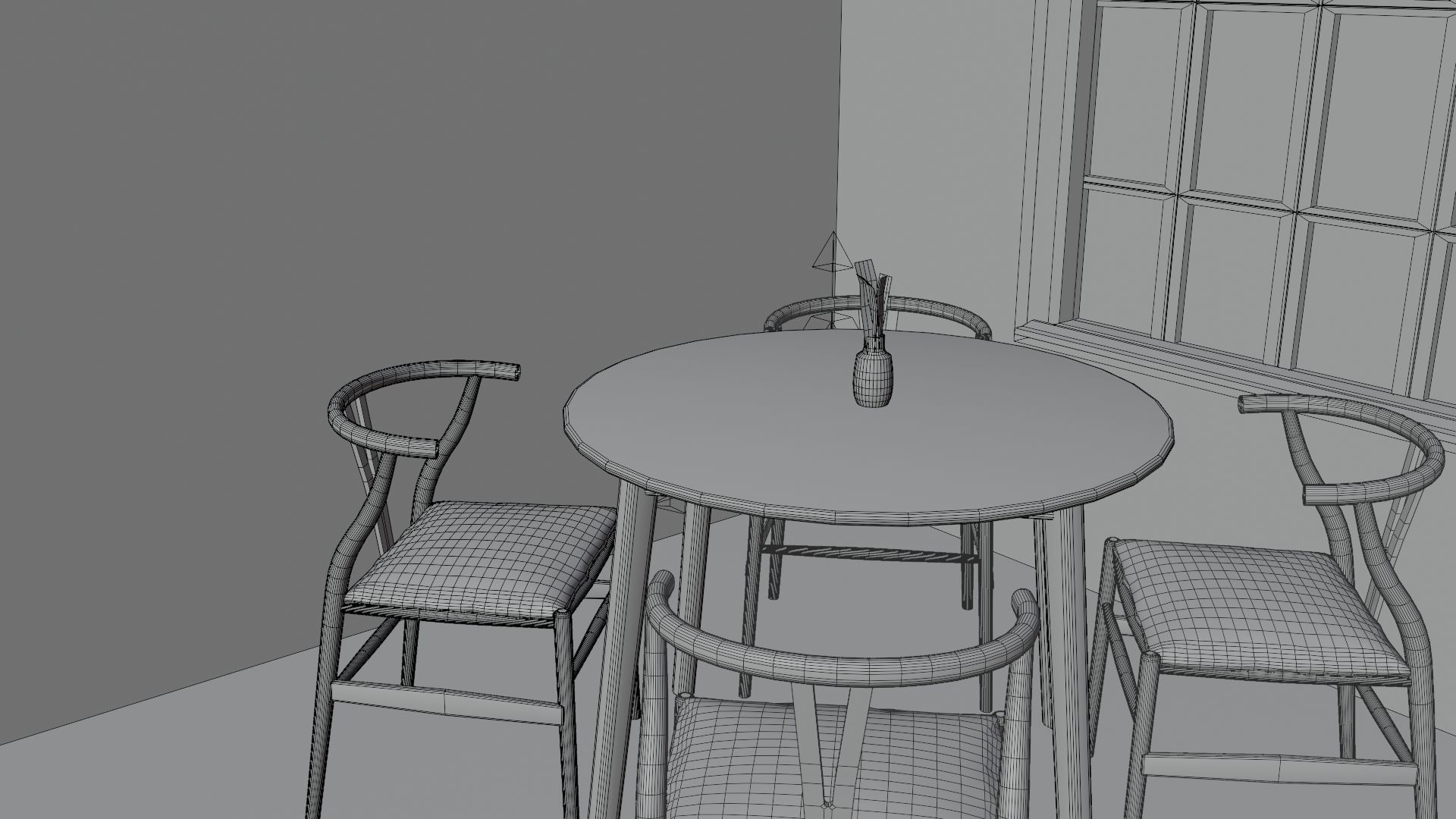 dining room 3D model_8