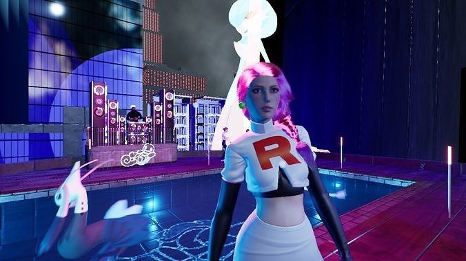 Jessie Team Rocket Pokemon 3D model