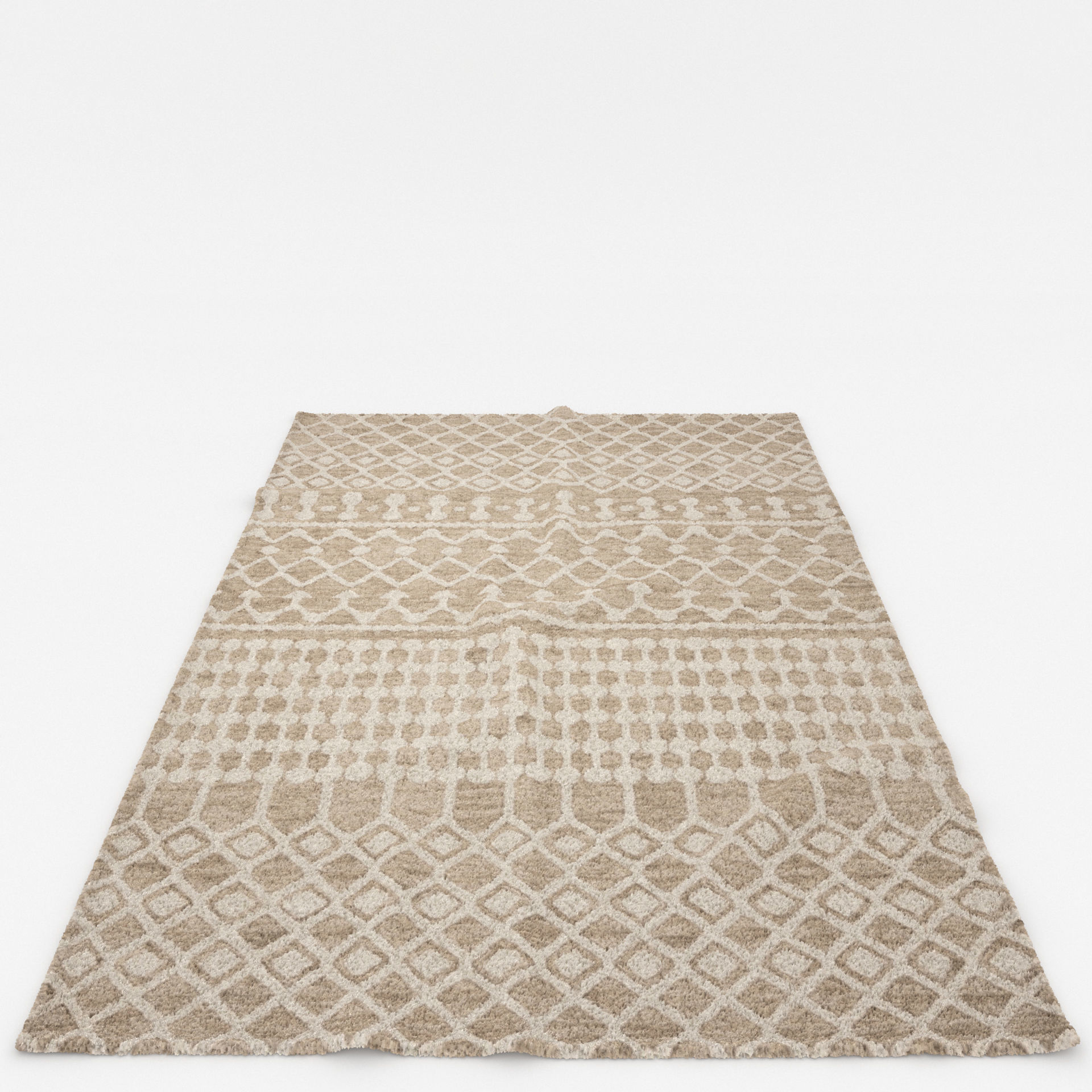 Rugs No 372 Low-poly 3D model_4
