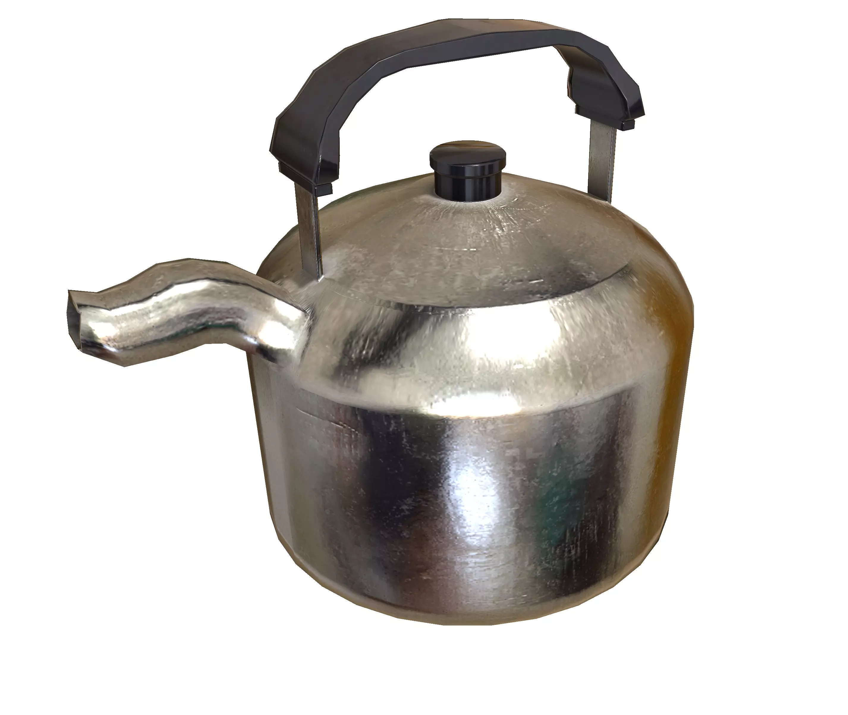 Common Kettle Low-poly 3D model_0