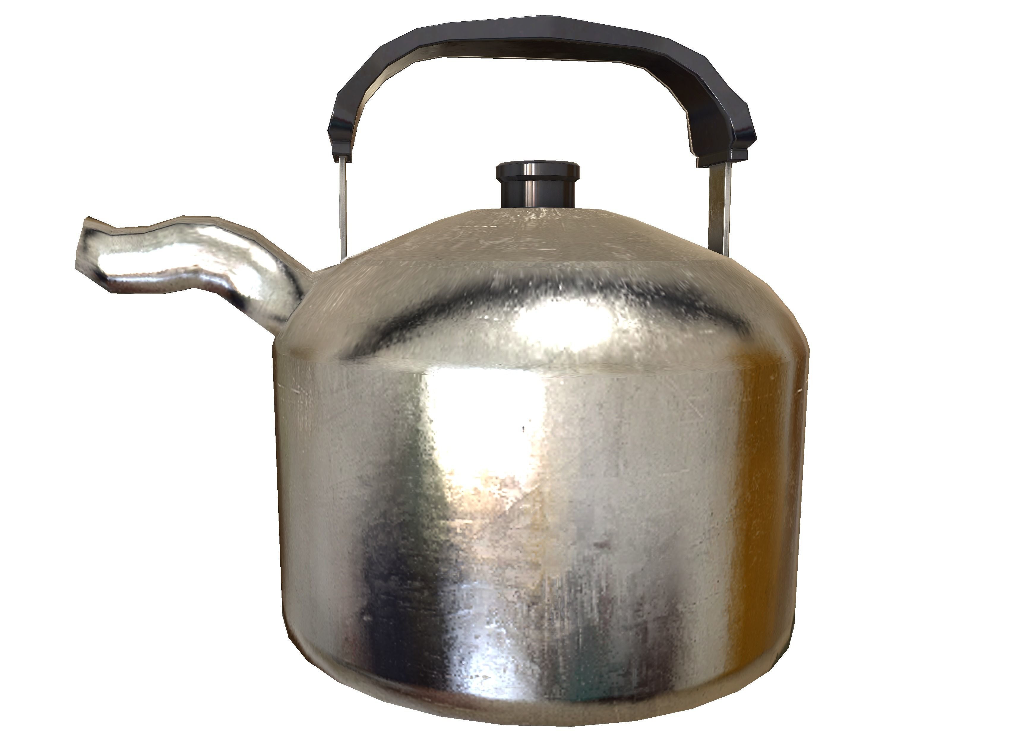 Common Kettle Low-poly 3D model_4
