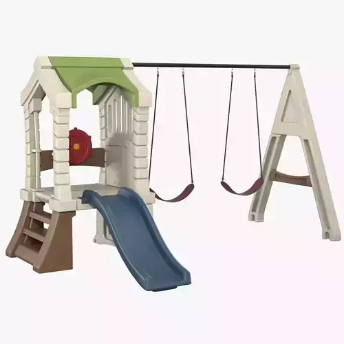 Step2 Kids Playset Playhouse with Swing and Slide