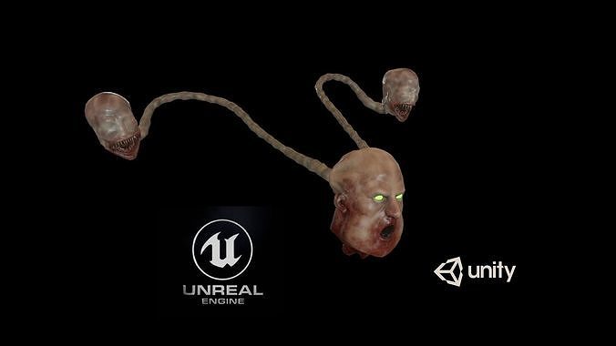 Undead man 2 Low-poly 3D model