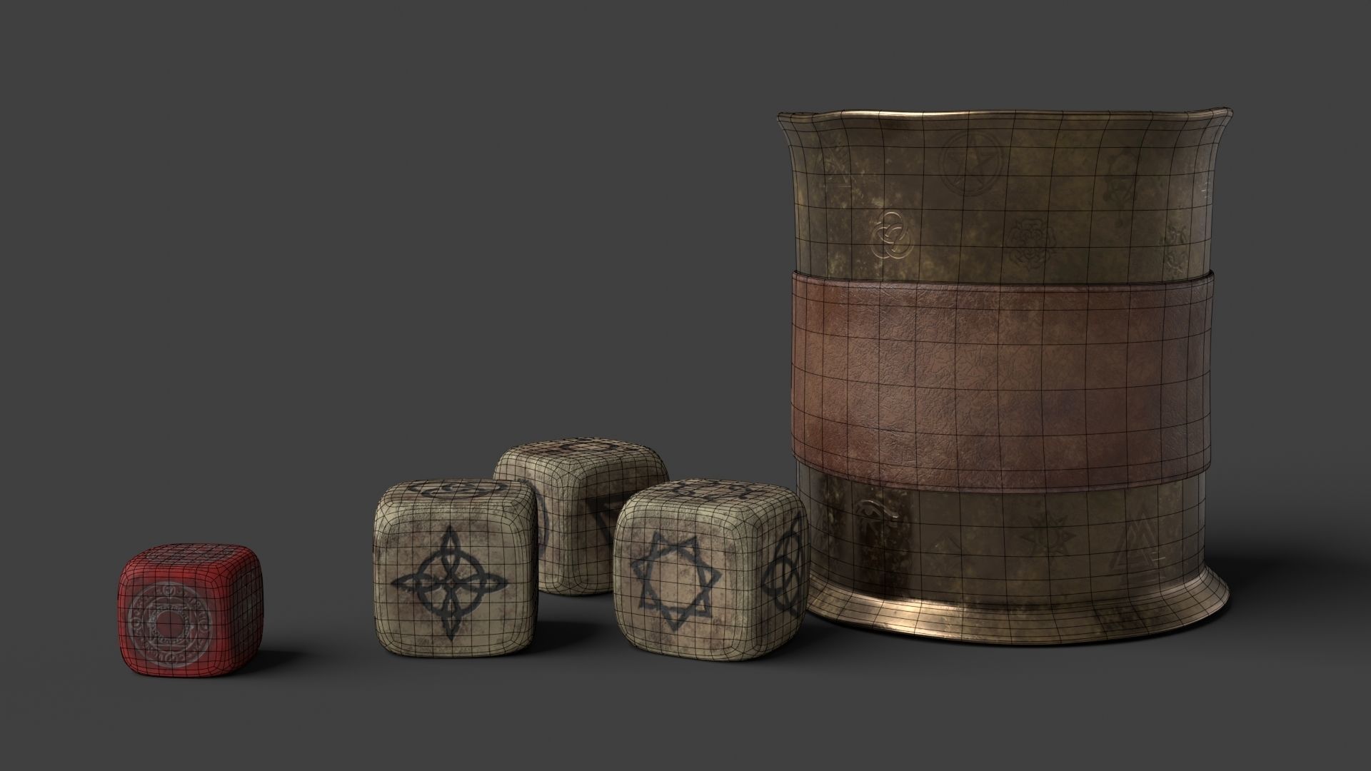 Dice of Divination 3D model_15