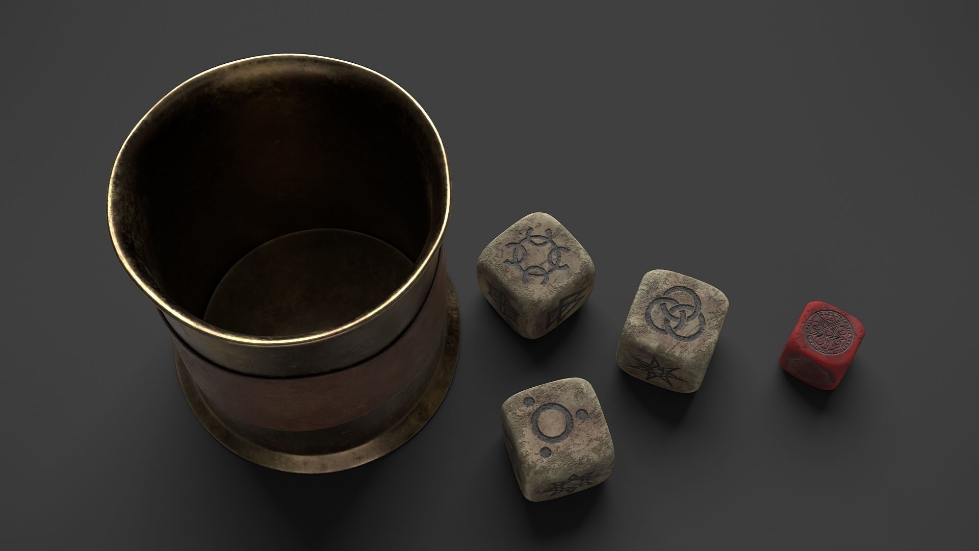 Dice of Divination 3D model_4