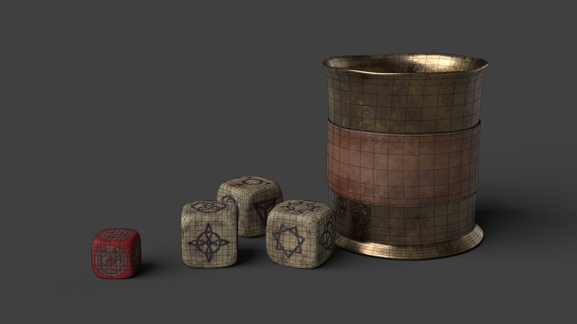 Dice of Divination 3D model_10
