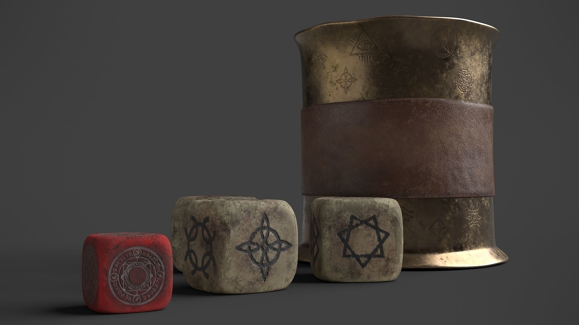 Dice of Divination 3D model_9