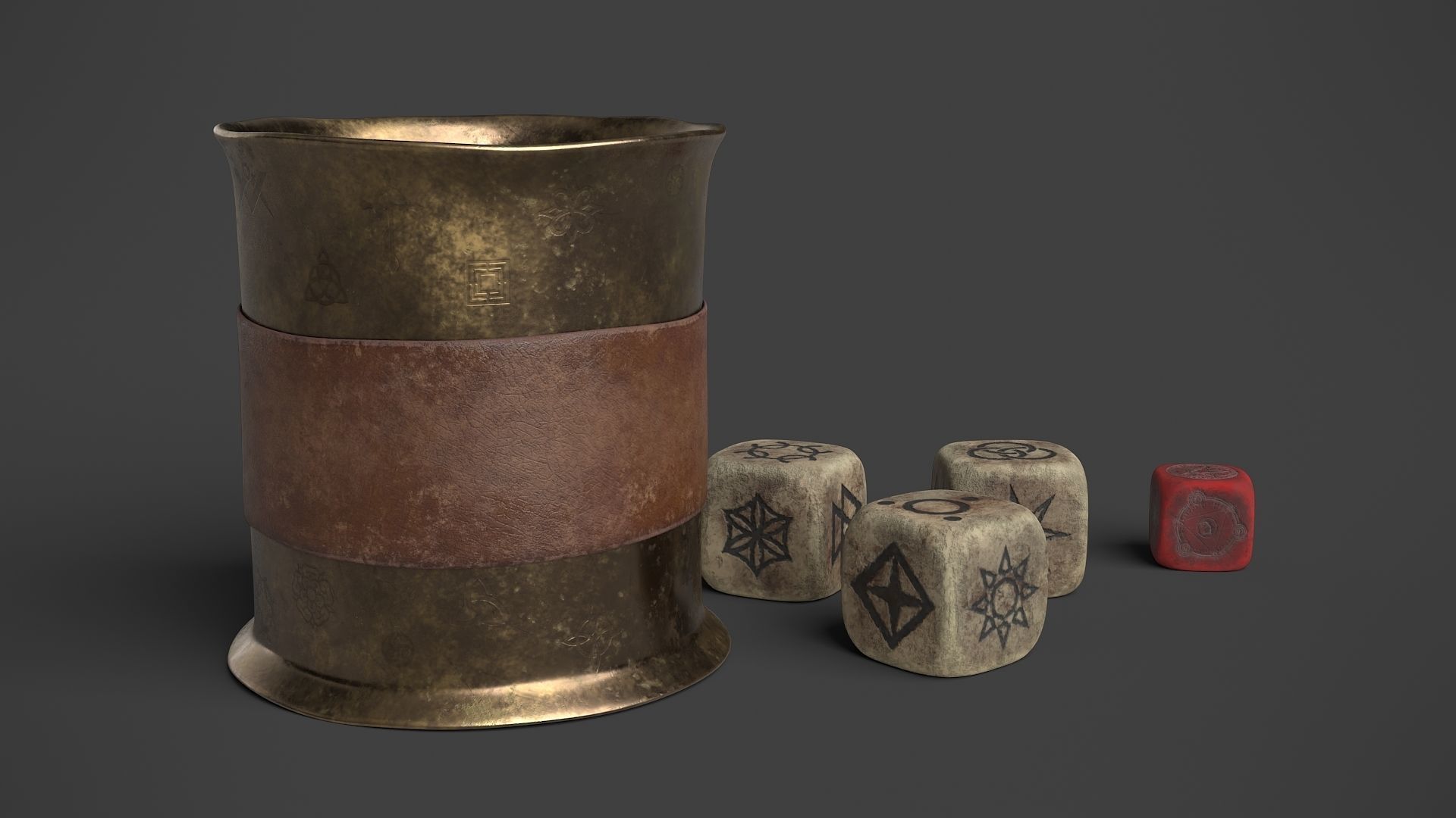 Dice of Divination 3D model_1