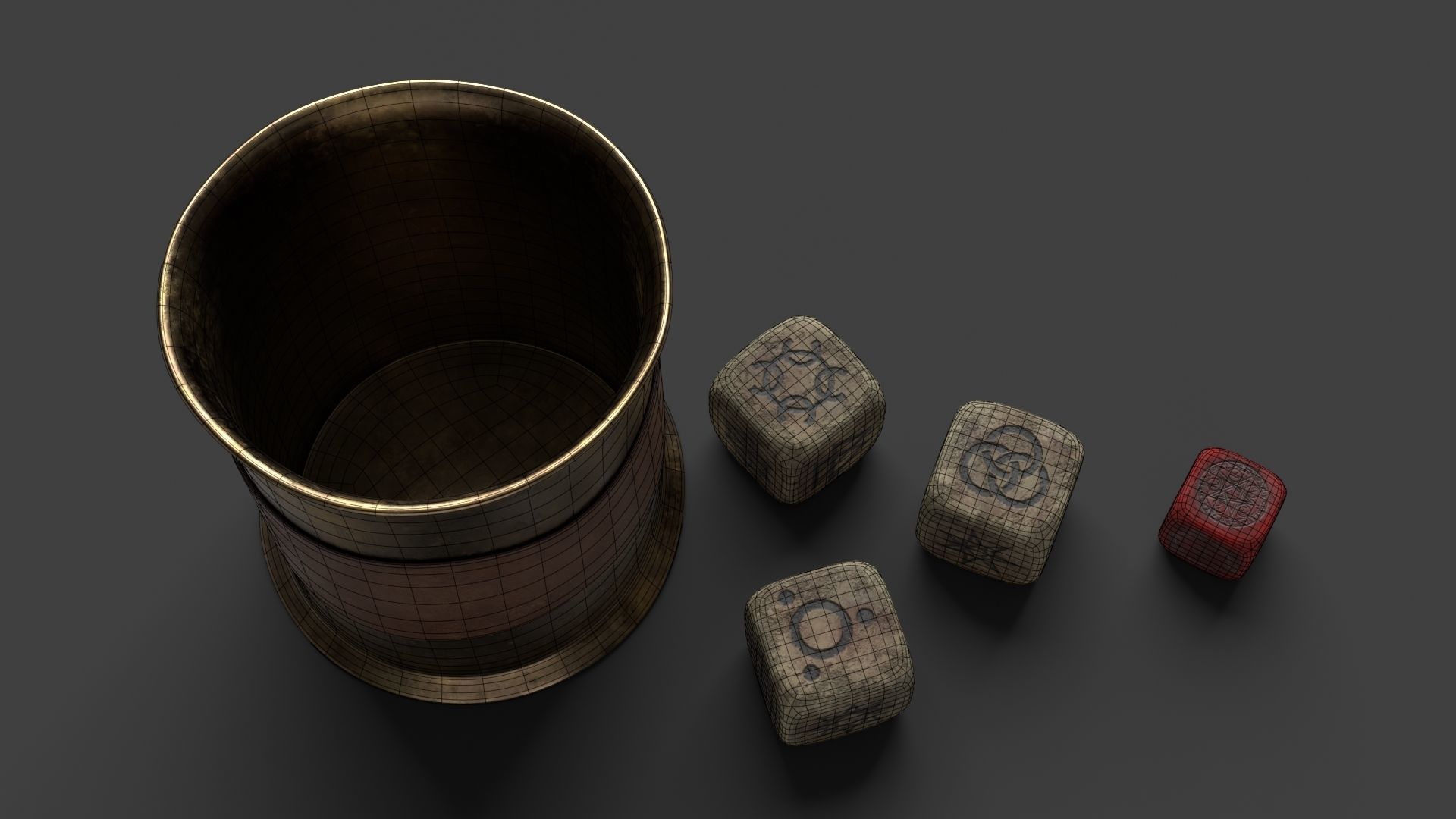 Dice of Divination 3D model_14