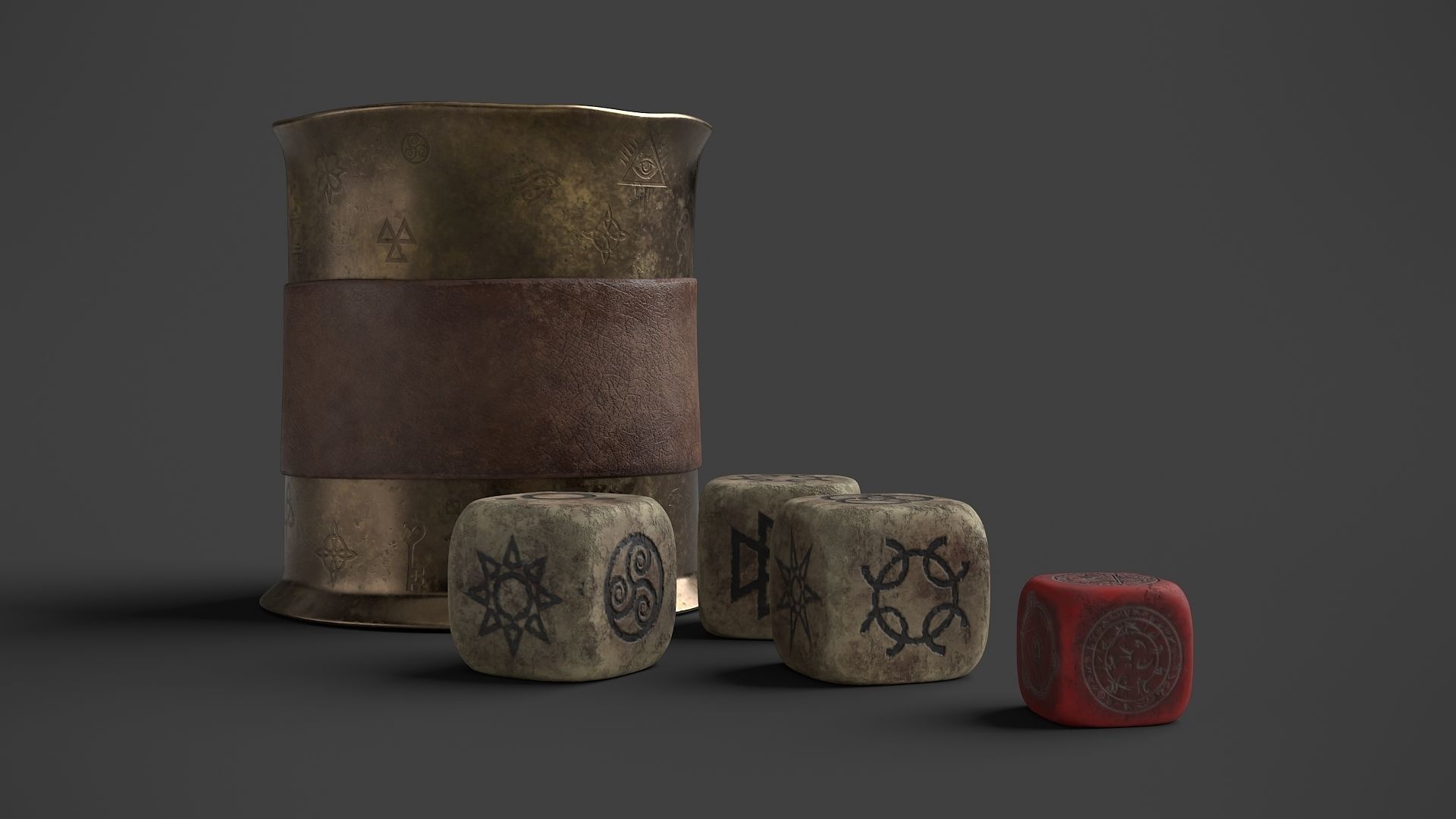 Dice of Divination 3D model_3