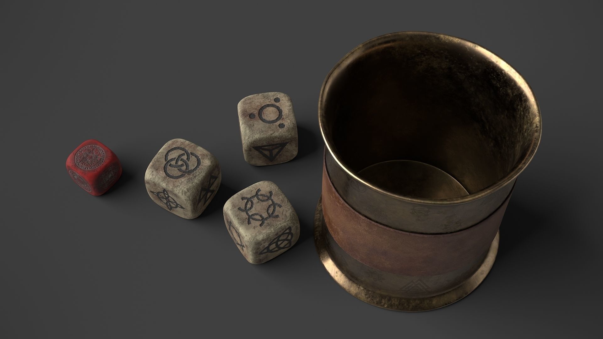 Dice of Divination 3D model_2