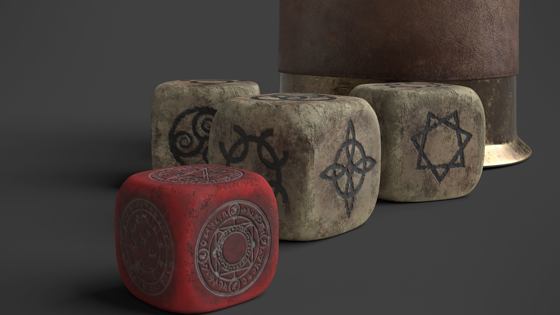 Dice of Divination 3D model_8