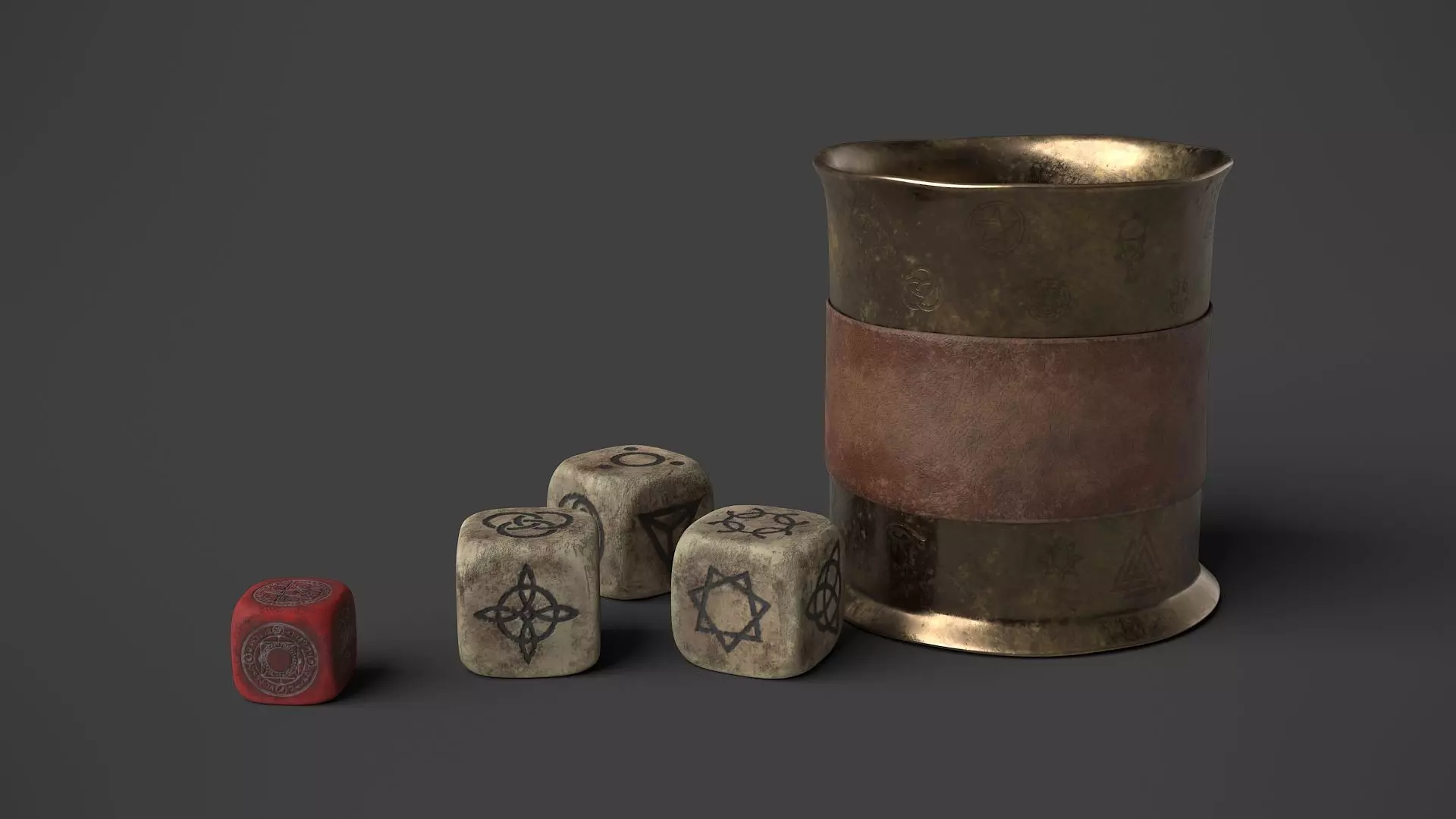 Dice of Divination 3D model_0