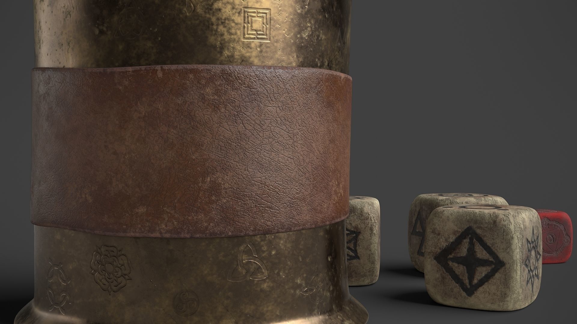 Dice of Divination 3D model_7