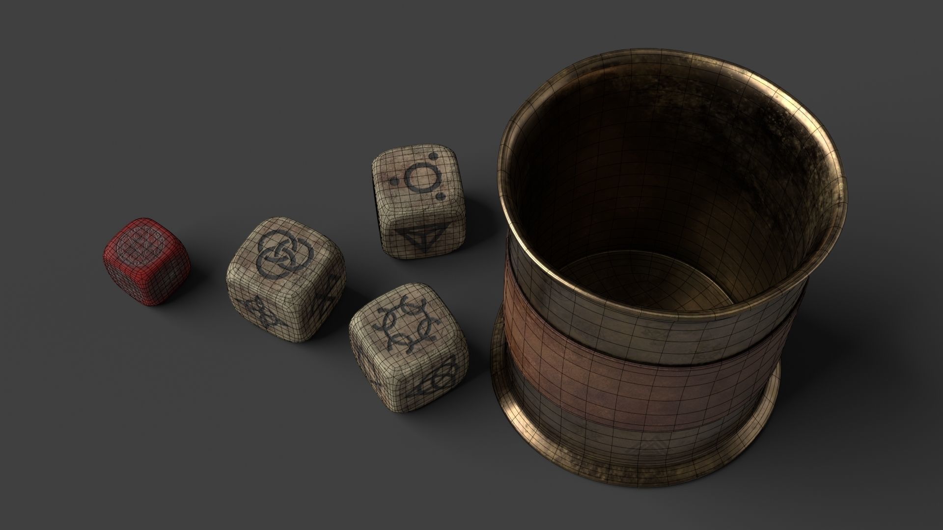 Dice of Divination 3D model_12