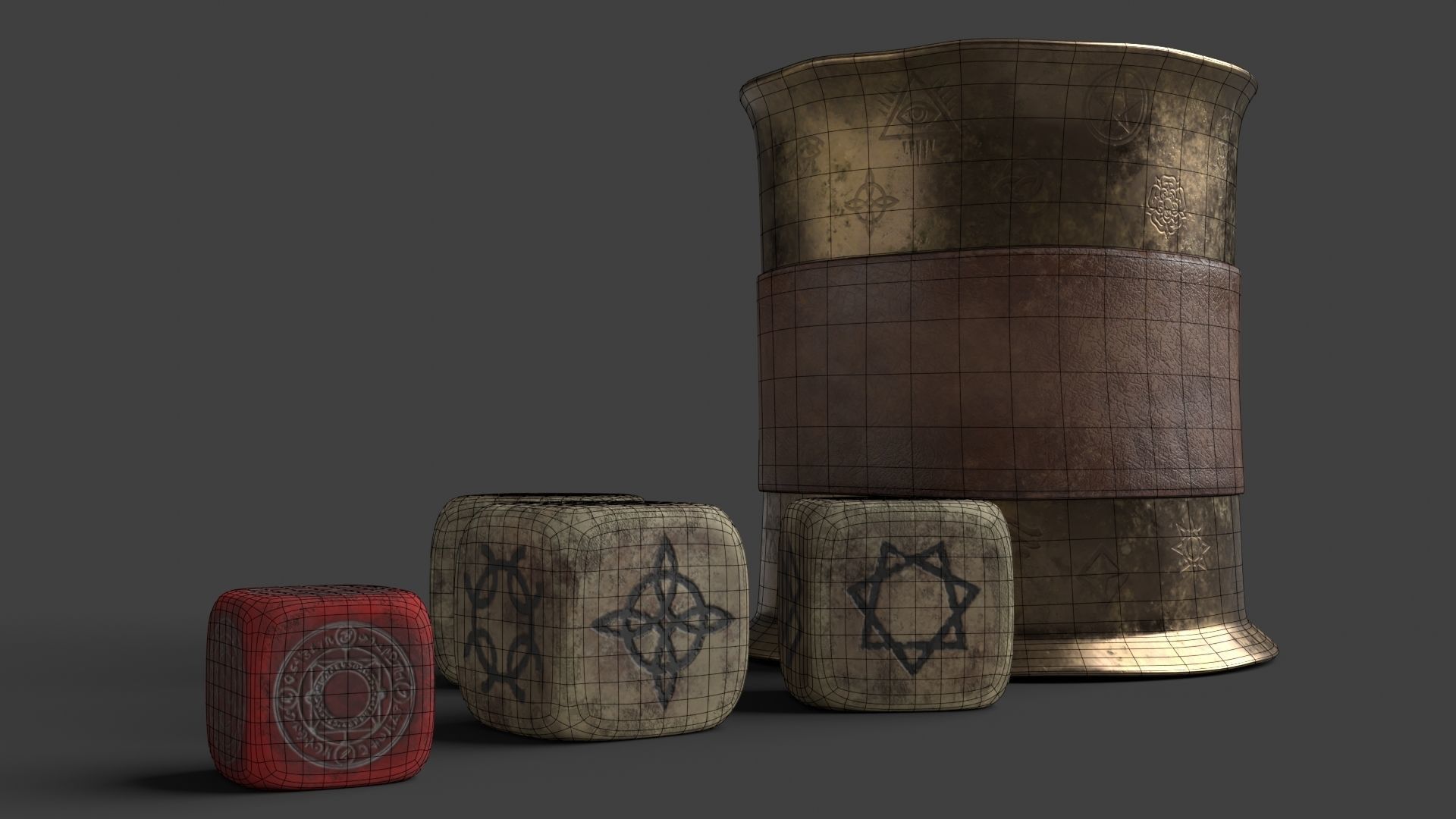 Dice of Divination 3D model_19