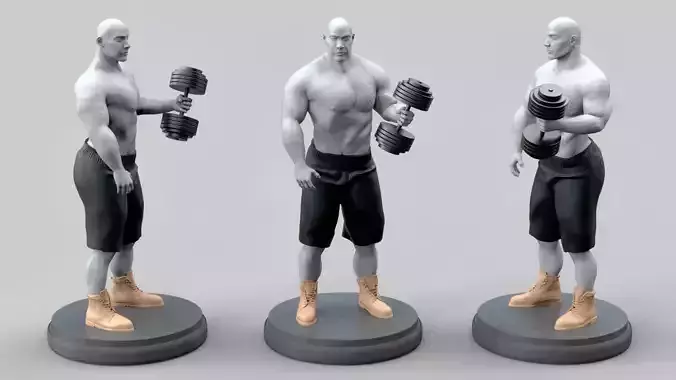  The Rock 3D Printable 3D print model