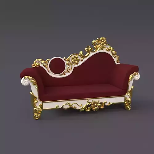 sofa High quality 3d models for processing on a cnc machine 