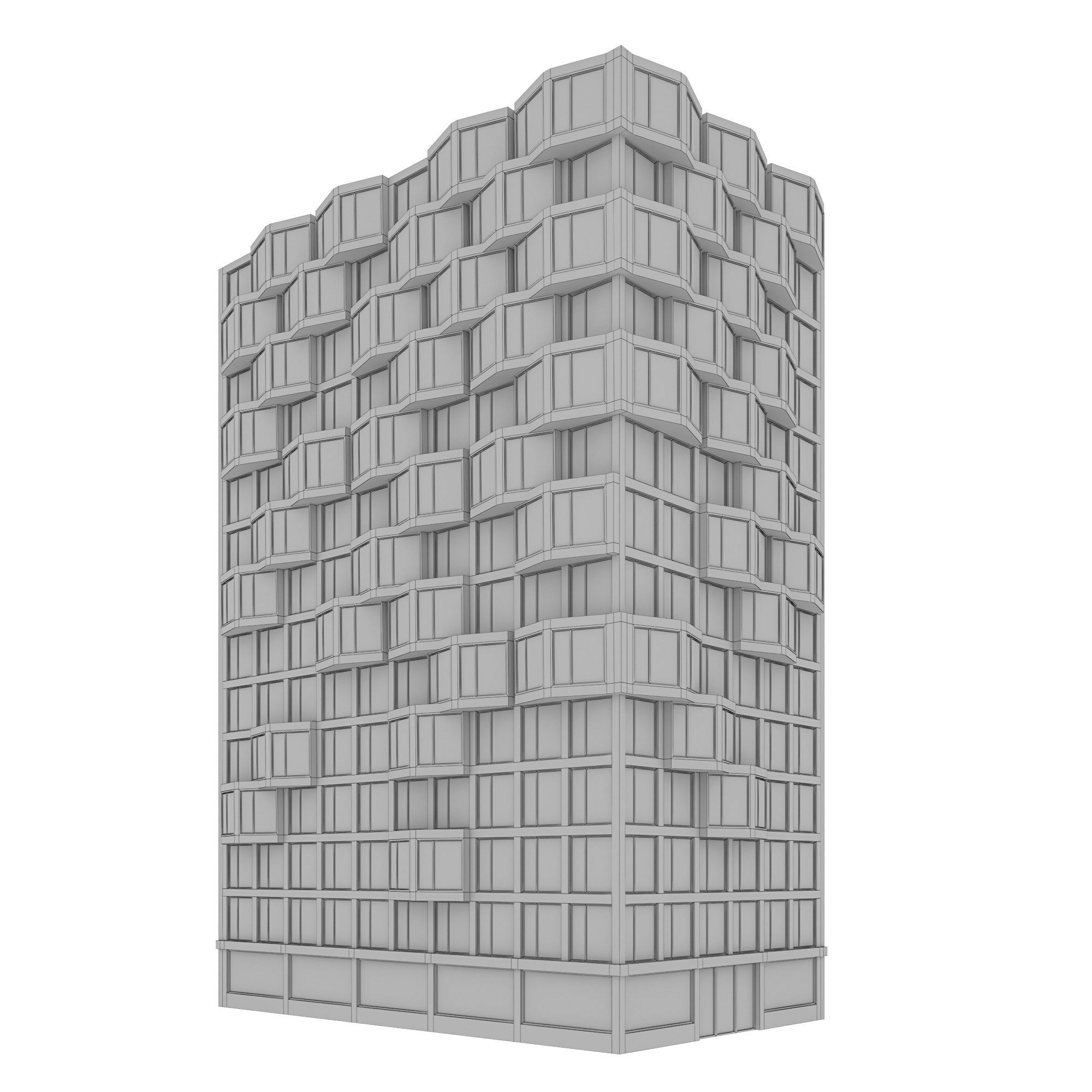 Brigade building 03 3D model_4