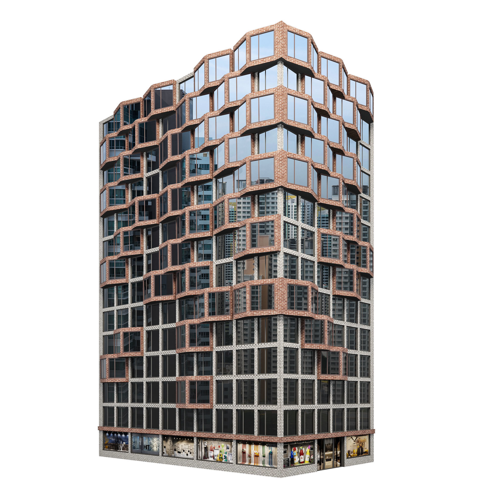 Brigade building 03 3D model_1