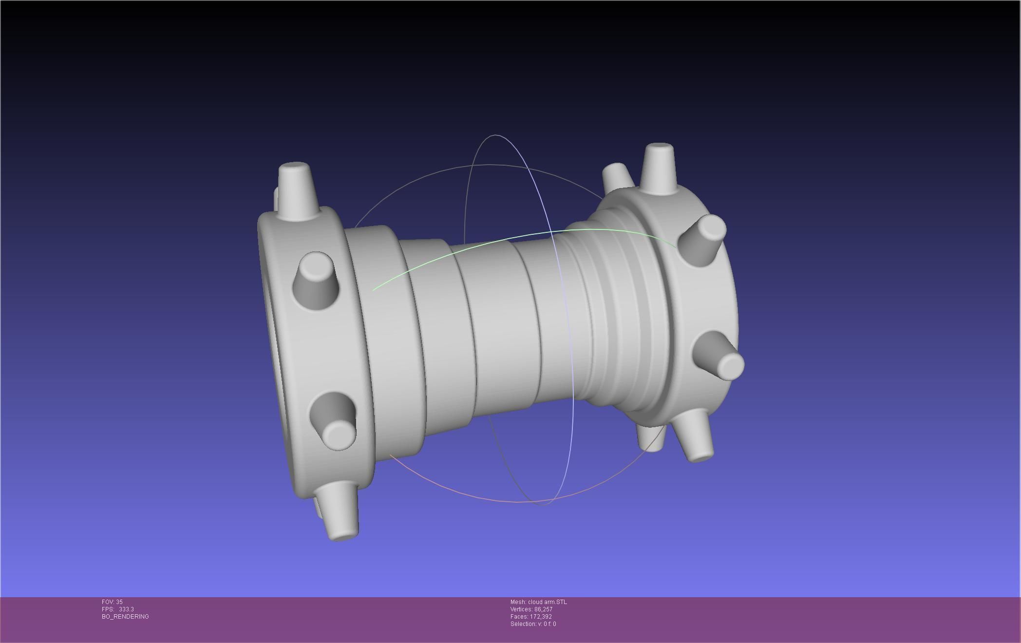 Final Fantasy 7 Cloud Arm Guard 3D print model_30