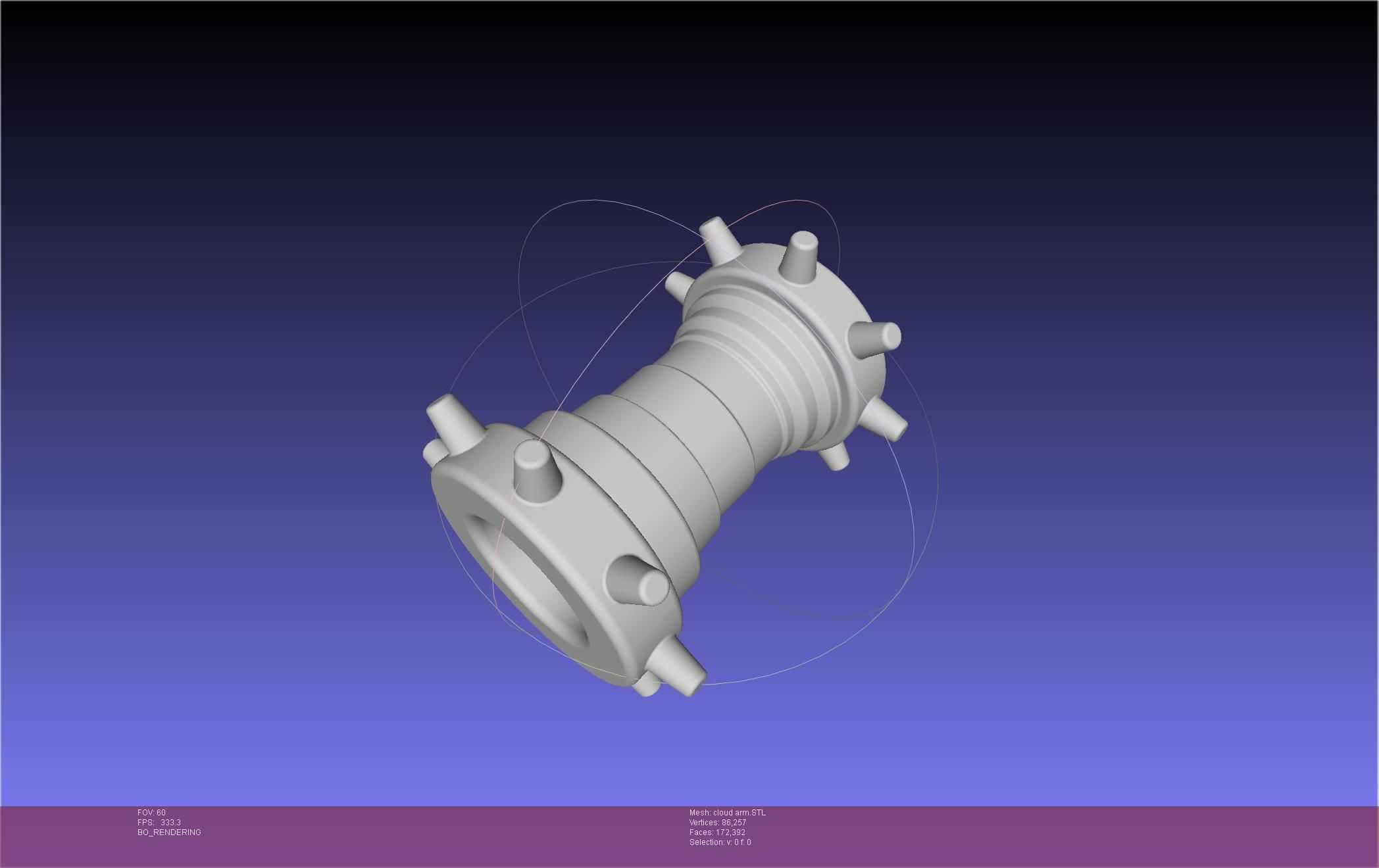 Final Fantasy 7 Cloud Arm Guard 3D print model_13